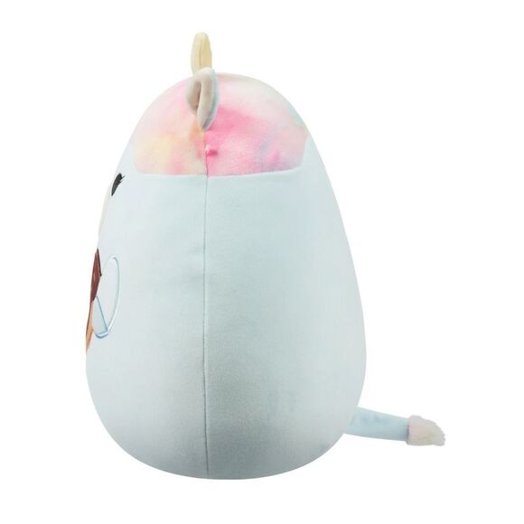 New Squishmallows Official 16 inch Caedia the Blue Spotted Cow Holding Ice Cream - Picture 2 of 6